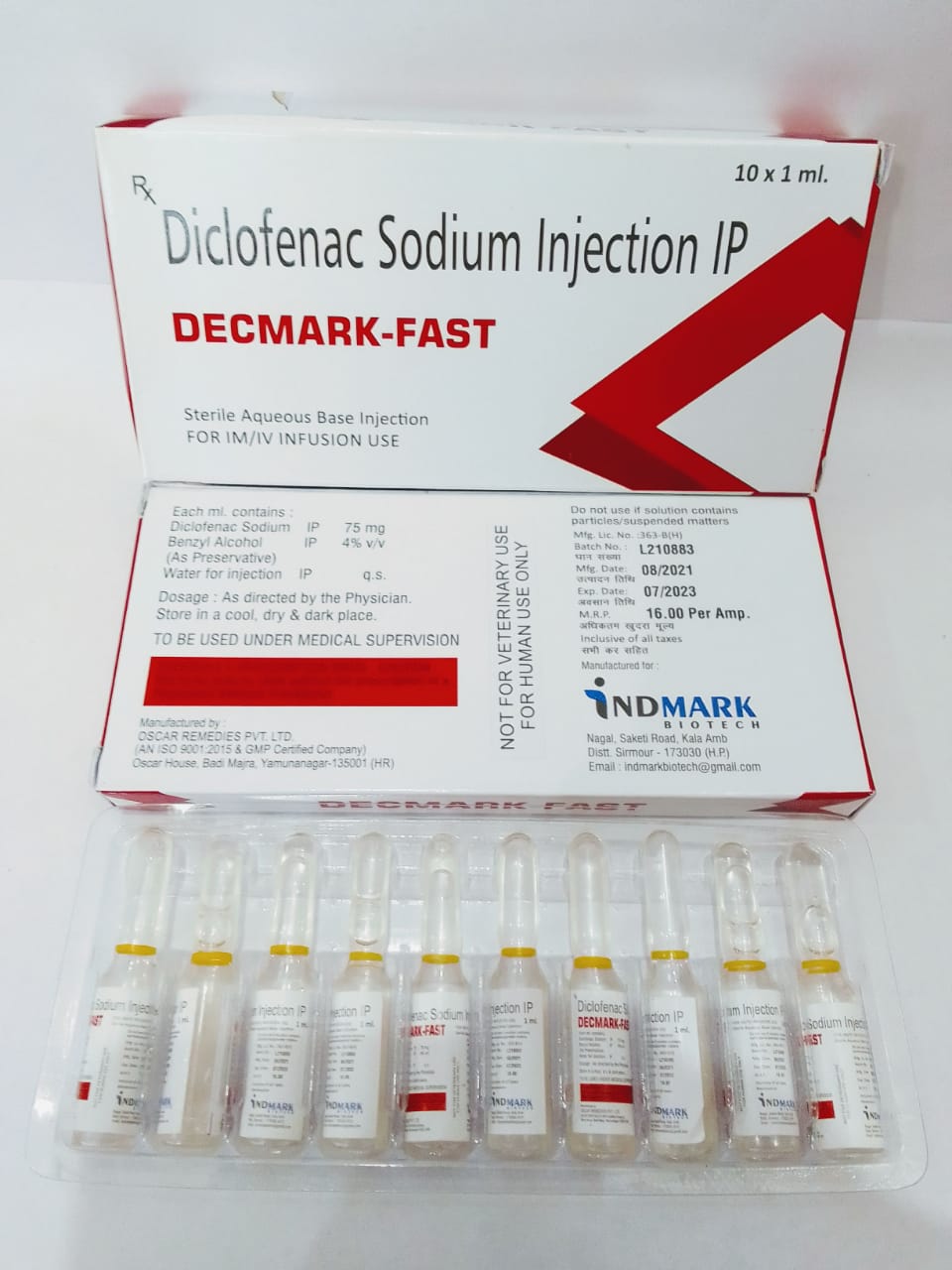 DECMARK-FAST Injection